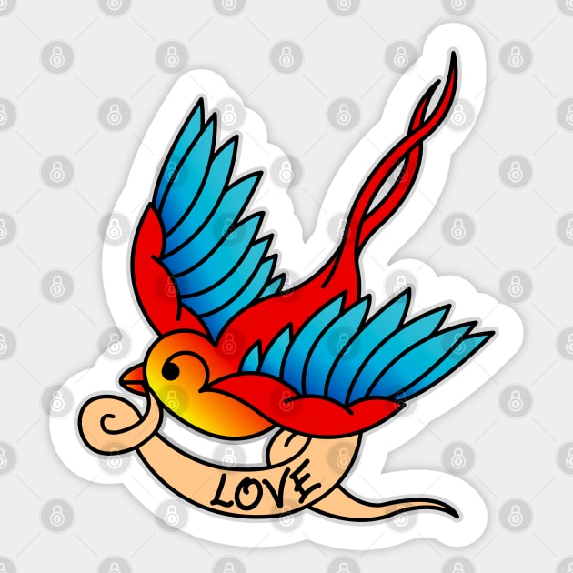 Love Sticker by OrneryDevilDesign